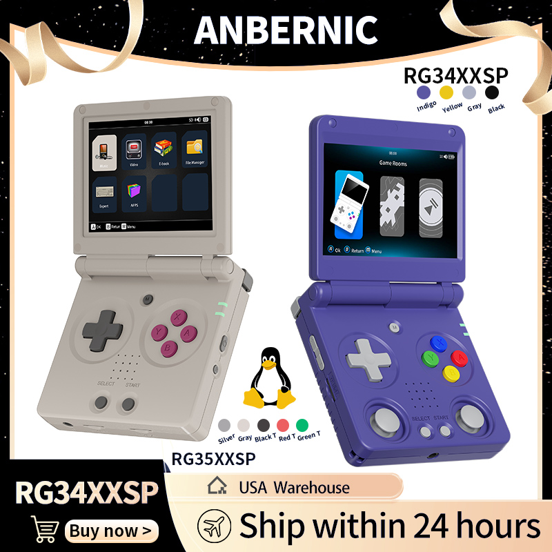 Gaming Console All In One - Anbernic RG34XXSP RG35XXSP Console di gioco