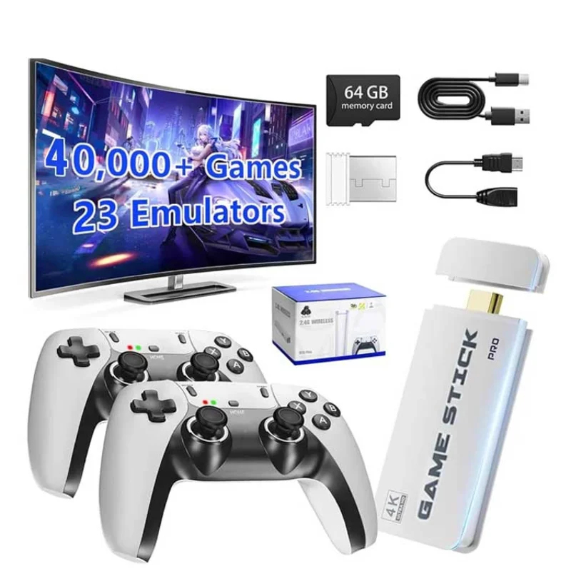 Gaming Console Stick - M15 4K TV Game Stick 64GB