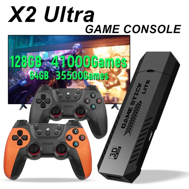 Gaming Console Stick - X2 Ultra Pro Retro Game Stick