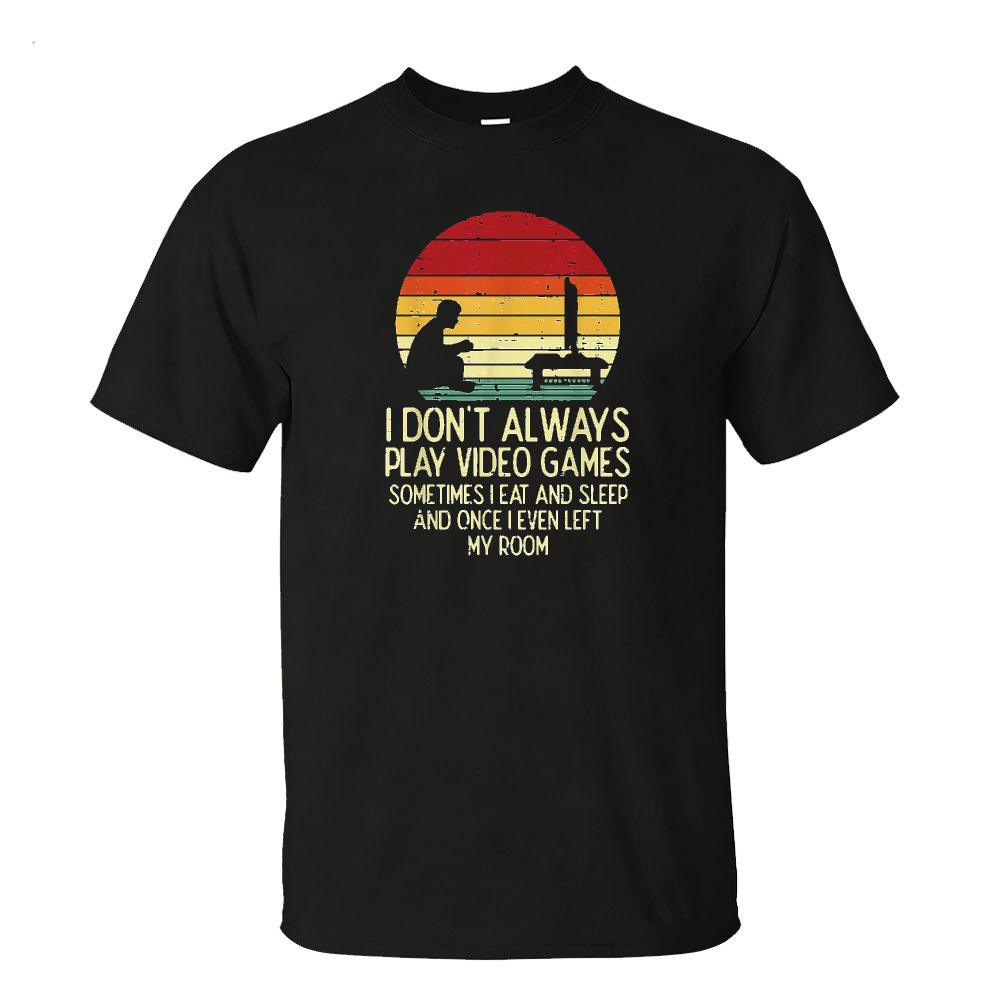Gaming Console Quotes - Maglietta Grafica Vintage Retrò da Uomo