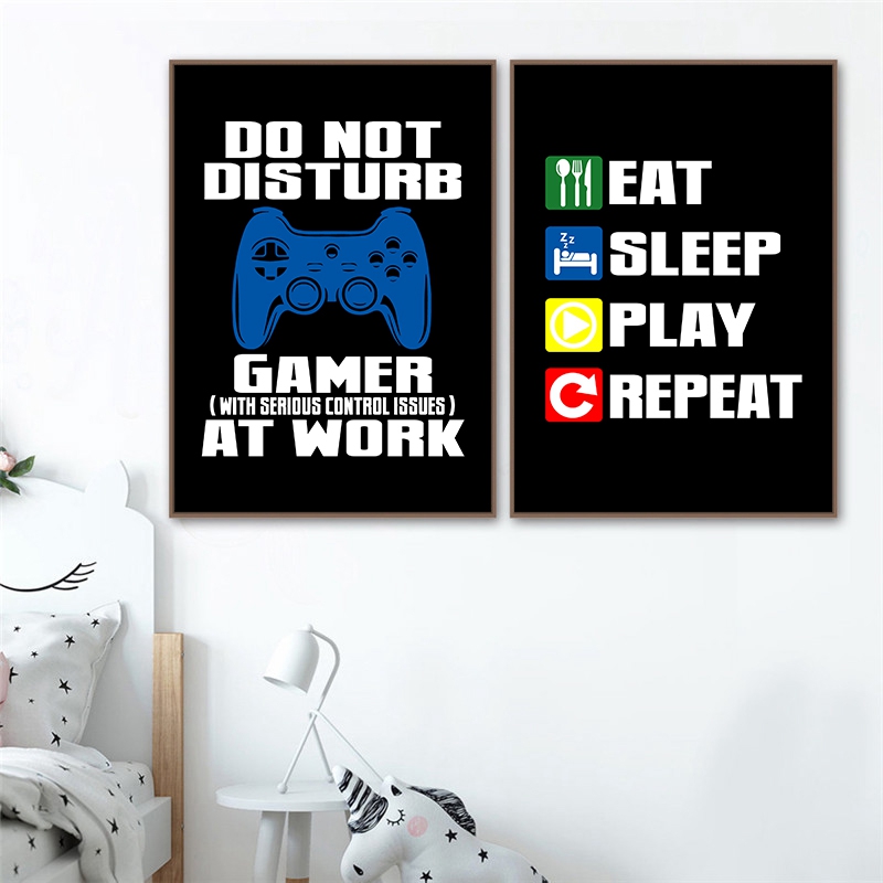 Citazioni di gioco Pittura art - Gaming Console Quotes recensione e prezzo