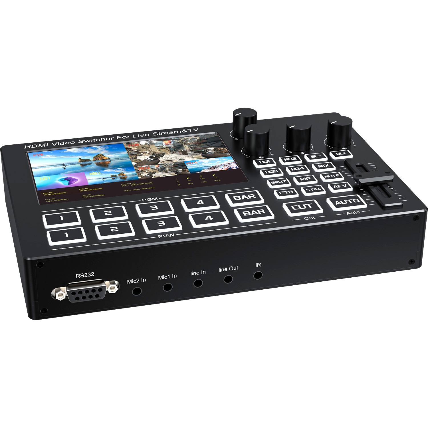 Switcher Video HDMI 1080p a 4  - Gaming Console All In One recensione e prezzo